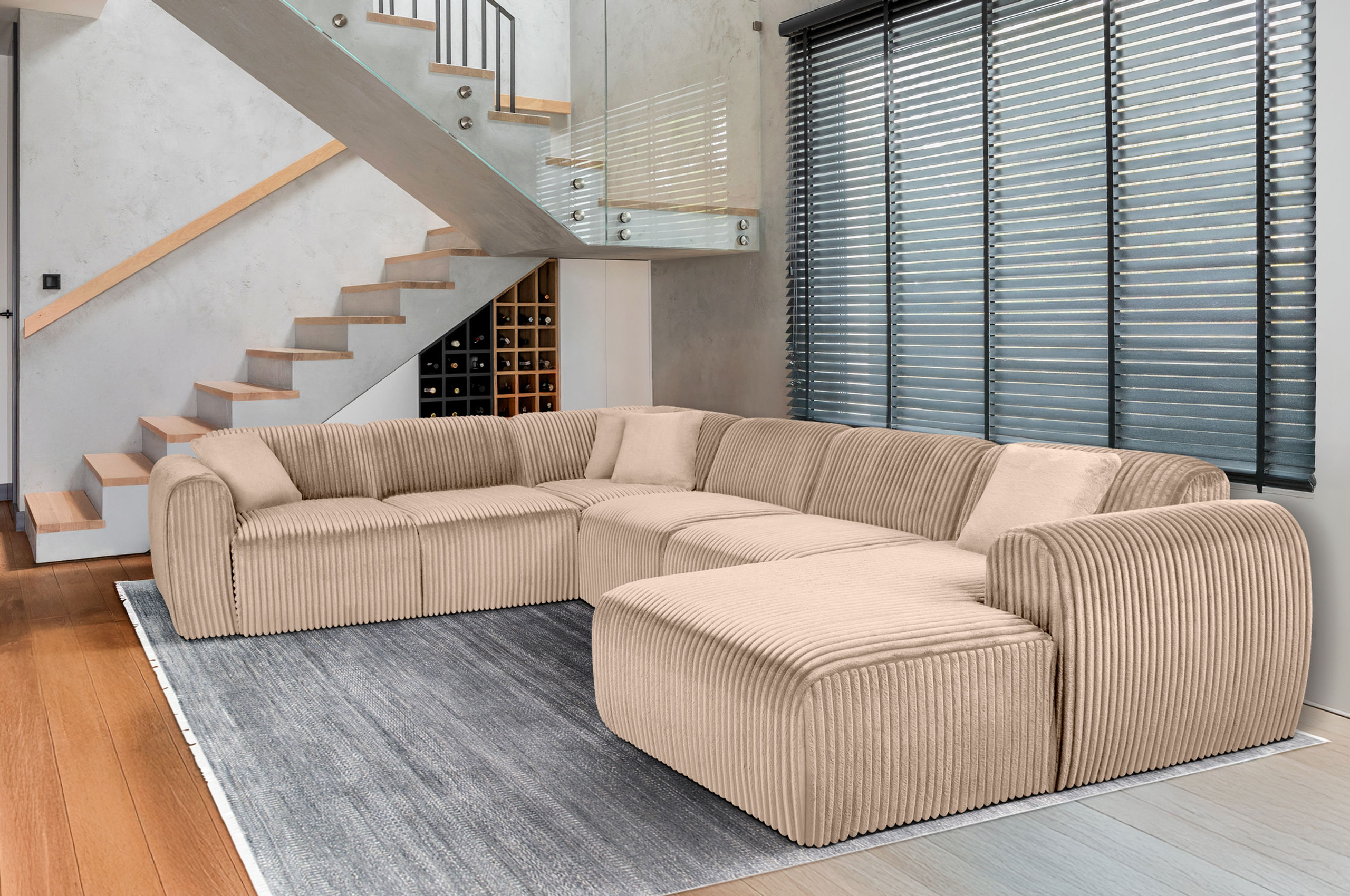 Wohnlandschaft "TAMARA" ohne Schlaffunktion. Neu