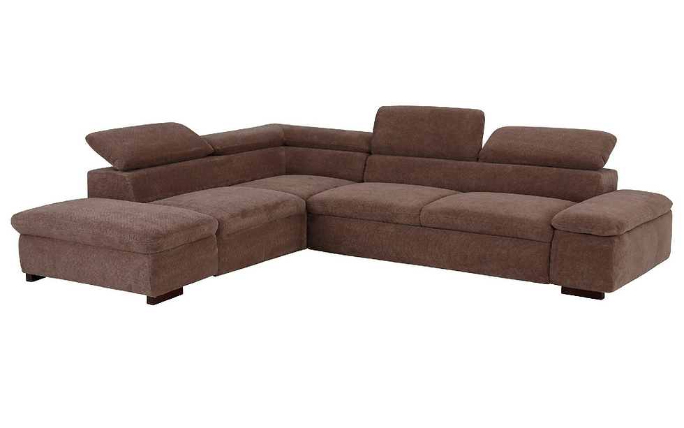 Miniaturbild: Ecksofa "ALBERT" mit Kopfteilverstellung. 226/272 cm