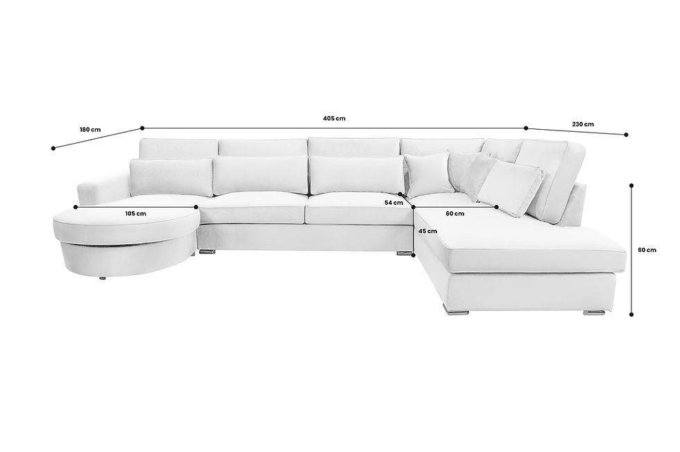 Miniaturbild: Wohnlandschaft XXL "MILANO" ohne Schlaffunktion. Neu