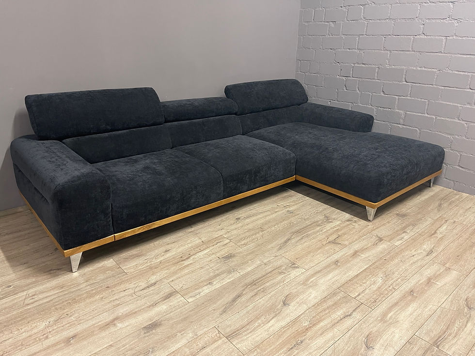 Miniaturbild: Ecksofa "GALA", mit verstellbaren Kopfteilen