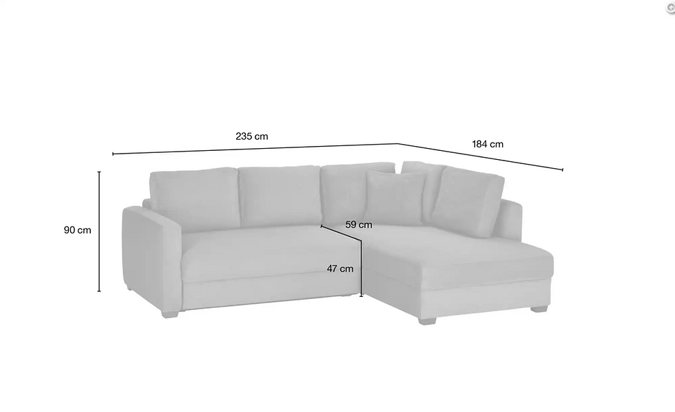 Miniaturbild: Ecksofa mit Boxspringpolsterung "Lisa de Luxe"