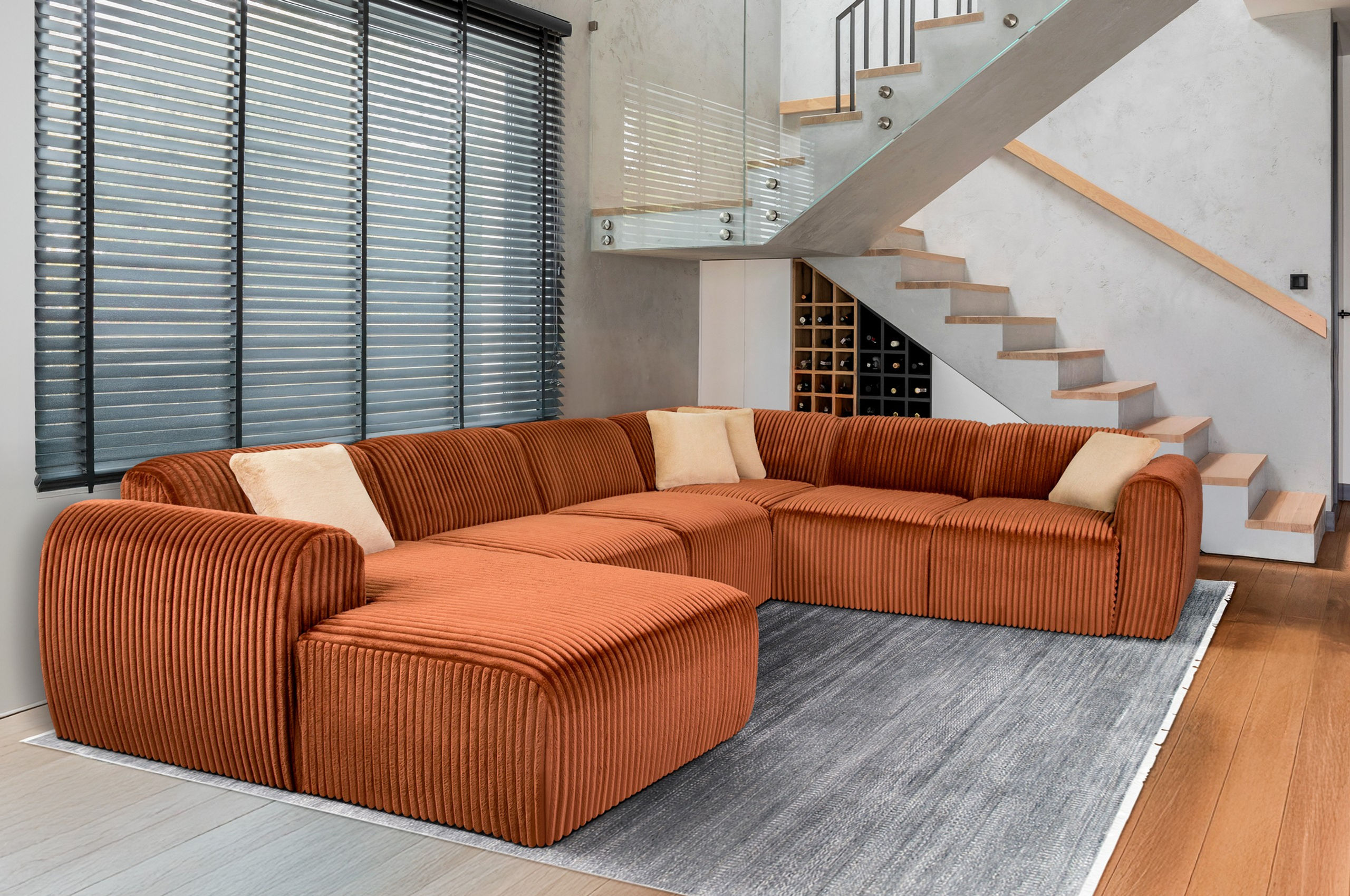 Wohnlandschaft "TAMARA" ohne Schlaffunktion. Neu