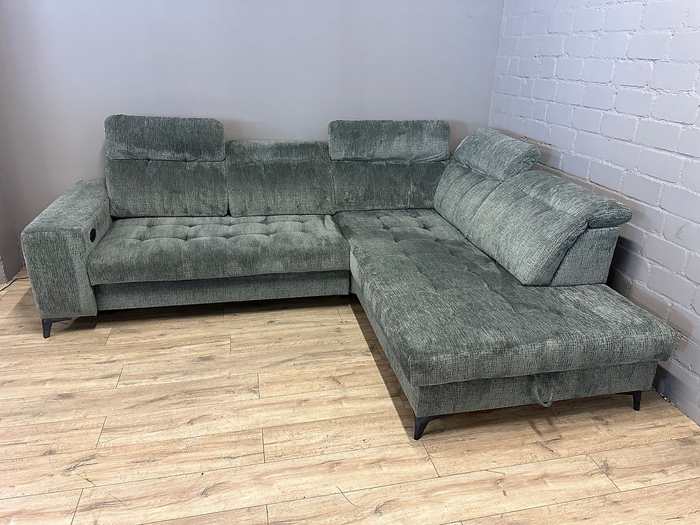 Miniaturbild: Ecksofa "VARADERO" mit elektrischer Sitztiefenverstellung,