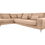 Miniaturbild: Ecksofa "NOX" in Breitcord beige. Neu