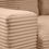 Miniaturbild: Ecksofa "NOX" in Breitcord beige. Neu