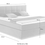 Miniaturbild: Places of Style Boxspringbett Vinton, aus massiver Eiche,Liegefläche 160/200 cm