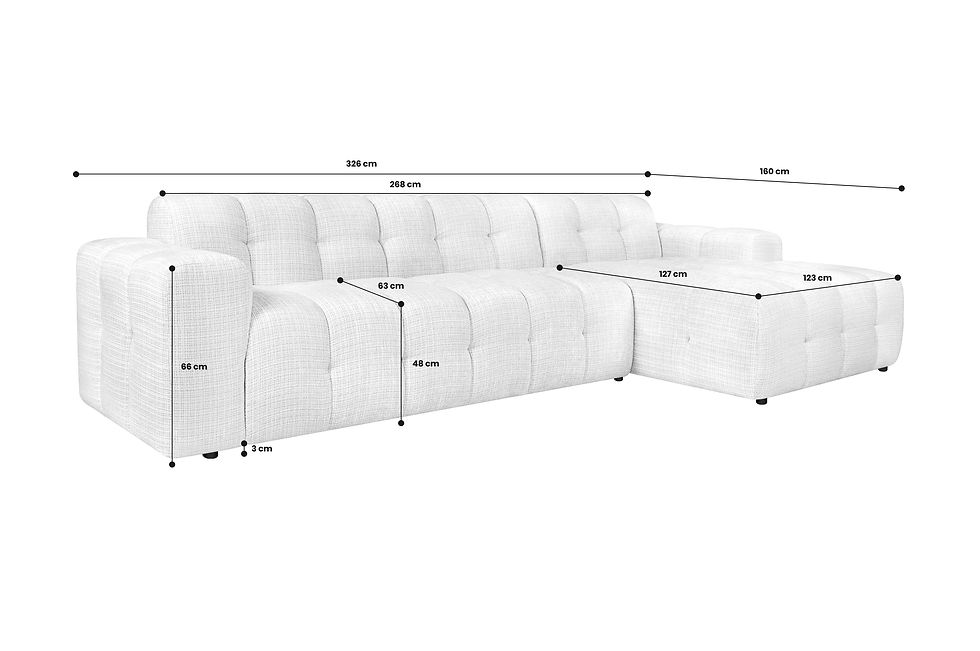 Miniaturbild: Ecksofa XXL «Cloud». Neu