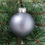 Miniature : Boule de Noël bleu pierre mat personnalisée