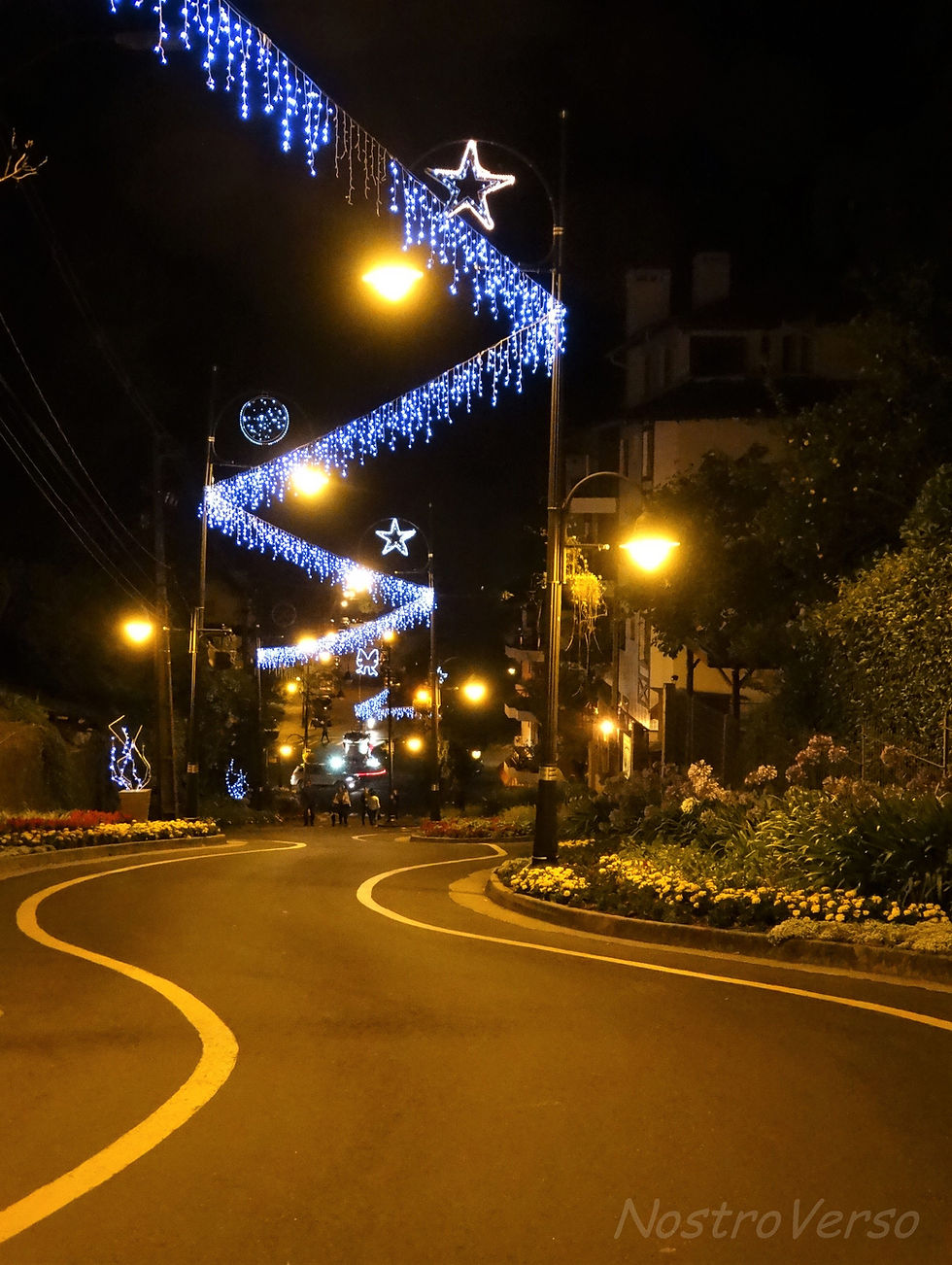 Rua Torta no Natal em Gramado
