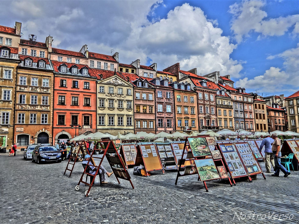 Centro histórico de Varsóvia - Polônia