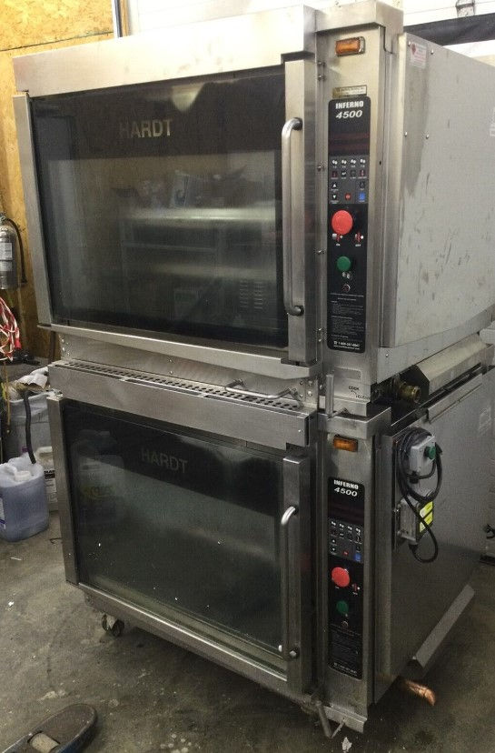 Thumbnail: 167-0091 Hardt 4500 Inferno Double Stack Natural Gas Rotisserie Oven