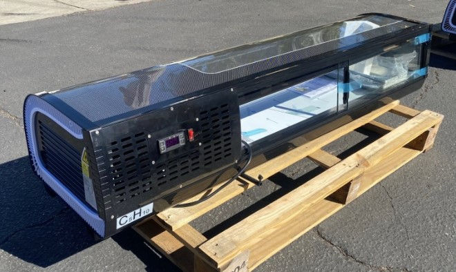 Thumbnail: 171-0140 60” Self Contained Full Service Countertop Sushi Display Cooler
