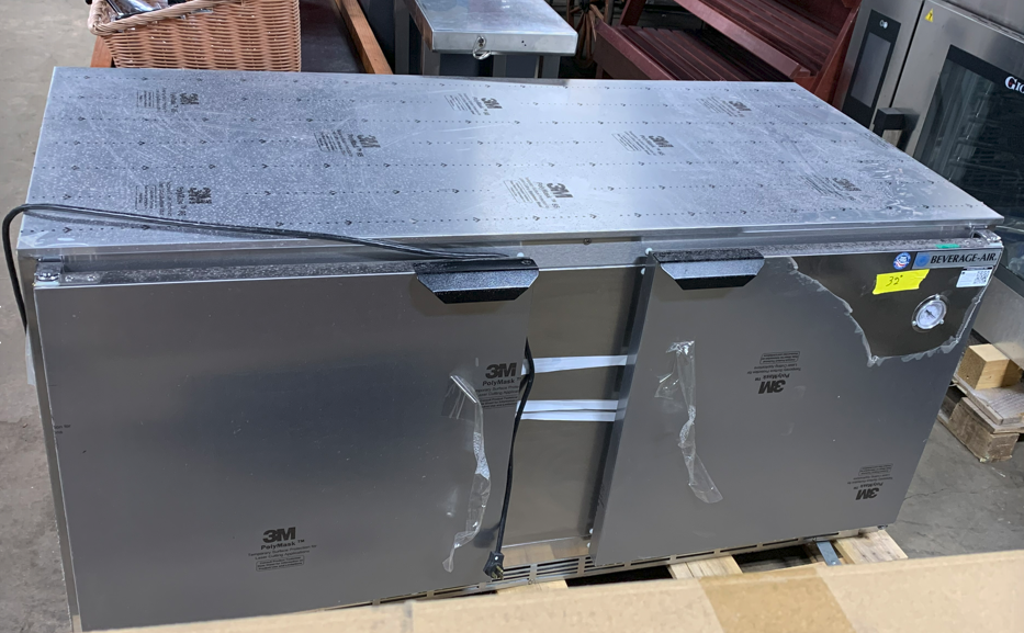 72-0301 Beverage Air UCR60A-29 2 Door Self Contained Undercounter Cooler
