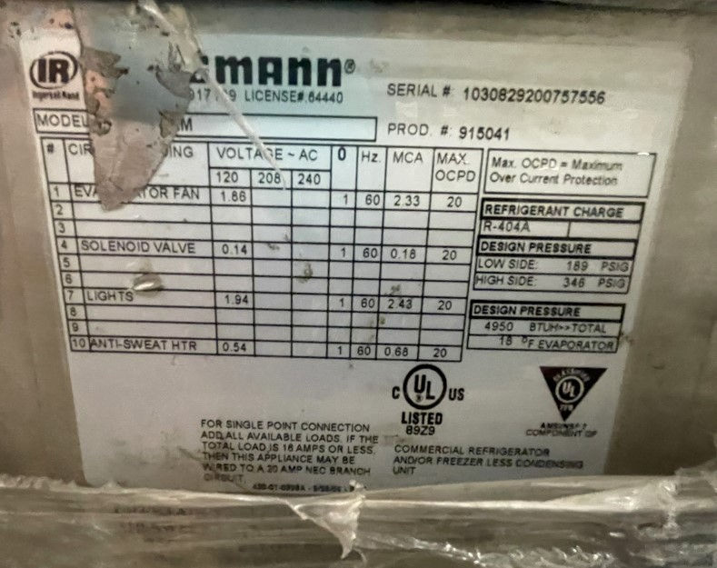 Thumbnail: 130-0185 Hussmann R3-P 6’ Remote Refrigerated Self Serve Merchandiser Cooler