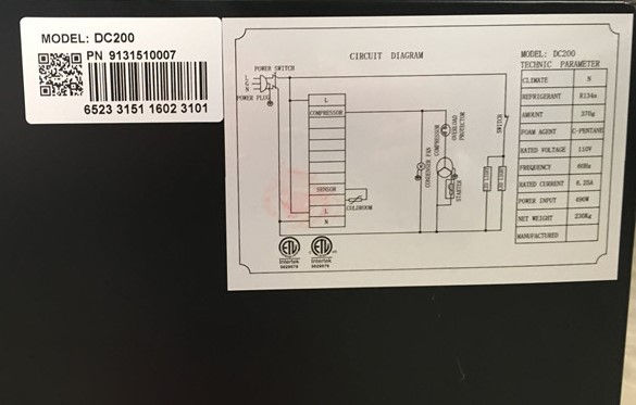 Thumbnail: 171-0010 82” Fresh Meat Self Contained Display Cooler