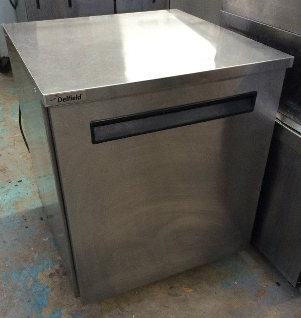 75-0025 Delfield 406 27” Single Solid Door Undercounter Cooler