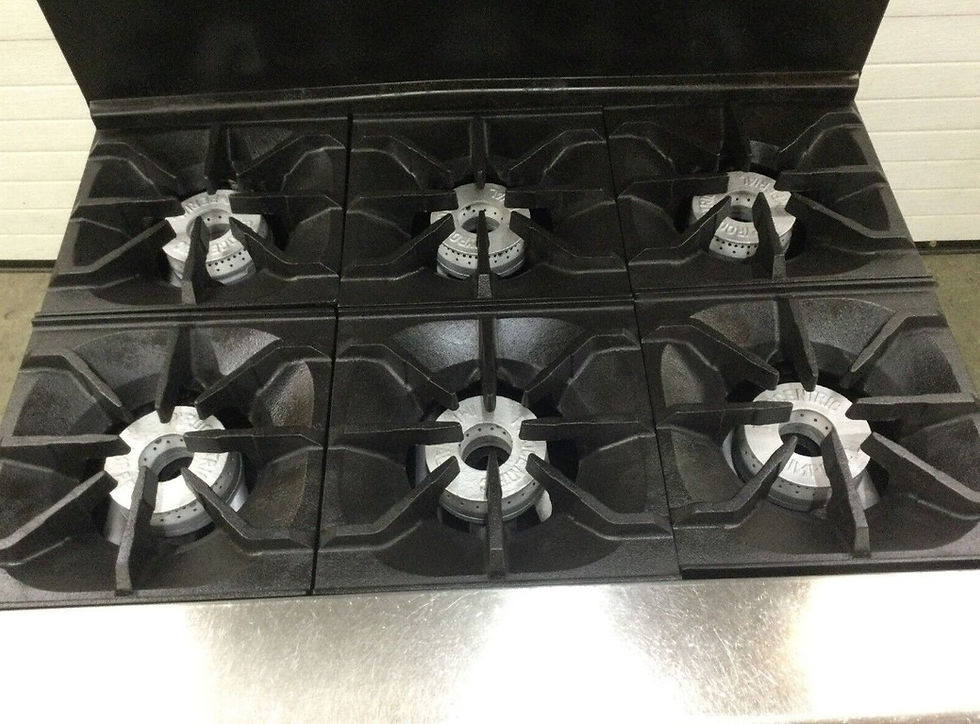 Thumbnail: 167-0115 Imperial IR-6/IRSB-36 36” Gas Range & Stove with Salamander Broiler