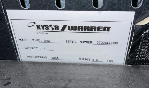 Thumbnail: 1-0540 Kysor Warren S1VC1-04U 4’ Self Contained Refrigerated Cooler