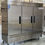 Thumbnail: 171-0057 82” Stainless Steel Self Contained 3 Door Reach in Cooler