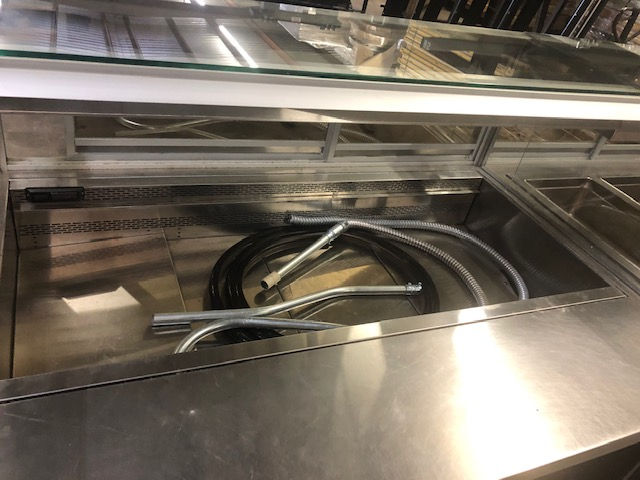 Thumbnail: 17-0080 Barker SB312R Remote 12' Hot/Cold Salad Buffet Bar