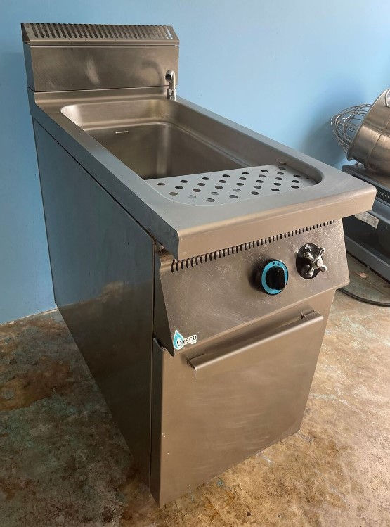 Thumbnail: SOLD 75-0159 Desco CPG1/45 12 Gallon Gas Pasta Cooker
