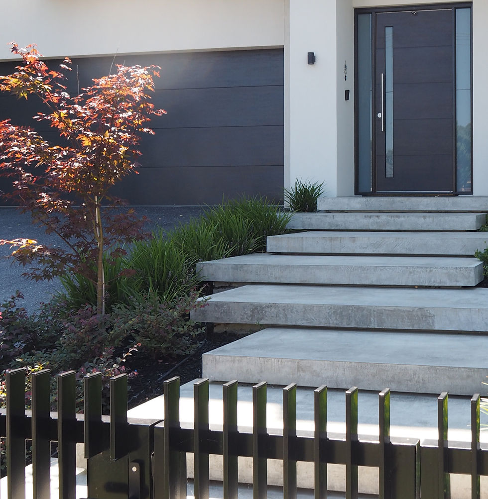 Architectural Concrete Floating Steps