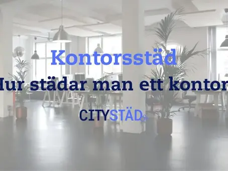 Kontorstäd checklista ✅