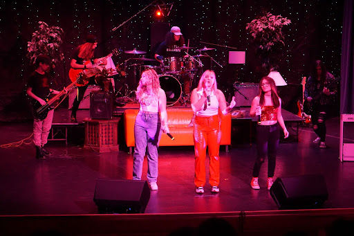 Pictured above from left to right: Charlie Cummins, Keenan Michelsen, Victoria Marx, Andrew Donahue, Avery Huff, and Azriel O’Malley