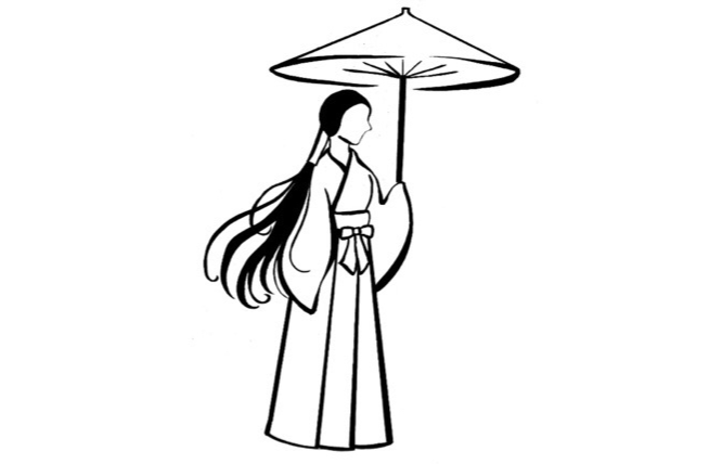 巫女の千早 直垂等の胸紐の結び方 着方