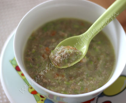 Bebekler ve çocuklar için hindi etli püre tarifi