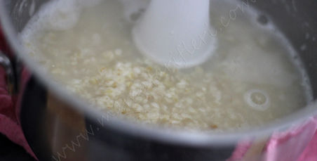 8 aylık bebekler için ek gıda bulgur püresi