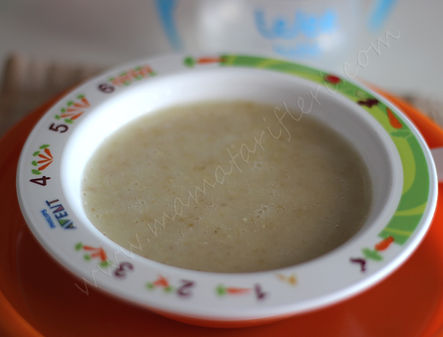 8 aylık bebekler için ek gıda bulgur püresi