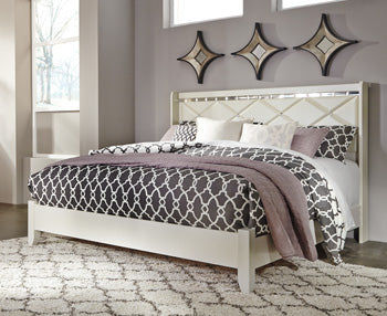 Miniatura: Dreamur Champagne Panel Bedroom Set