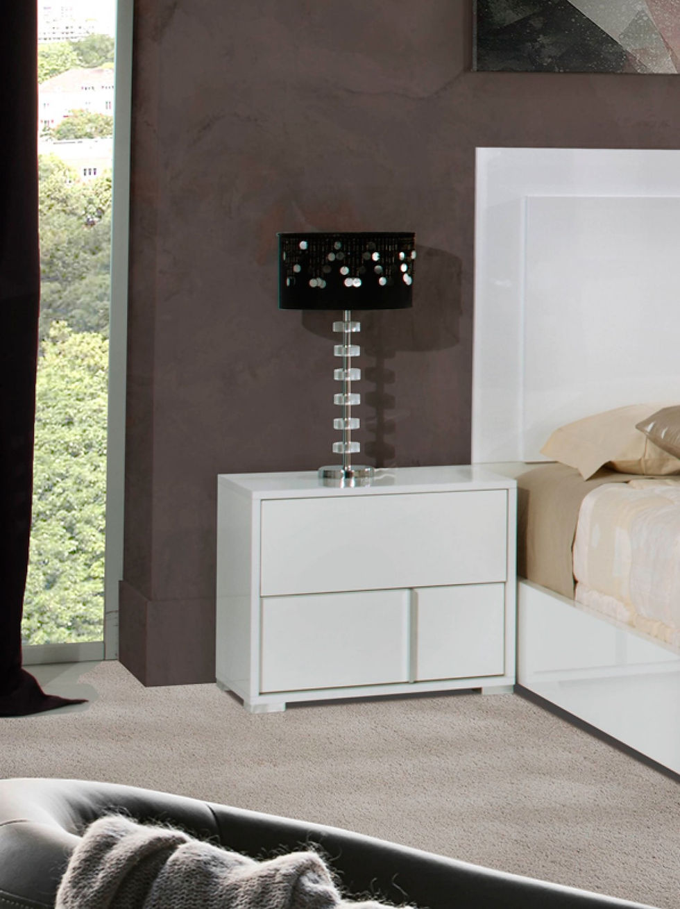 Miniatura: Modrest Nicla Italian Modern White Bedroom Set