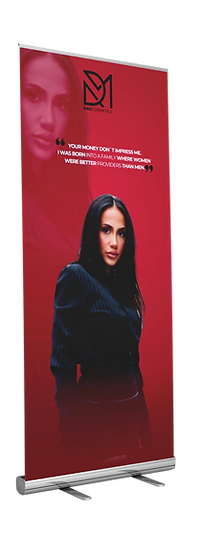 roll up banner kosmetikstudio dagcosmetics