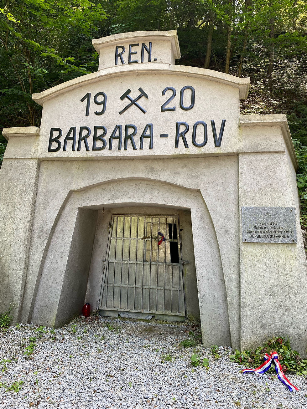 Barbara Rov, site of the Huda Jama massacre