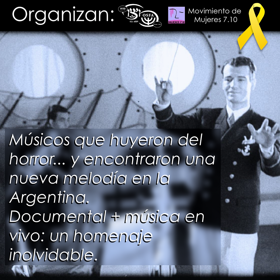 Proyección especial del documental “El exilio de los músicos”