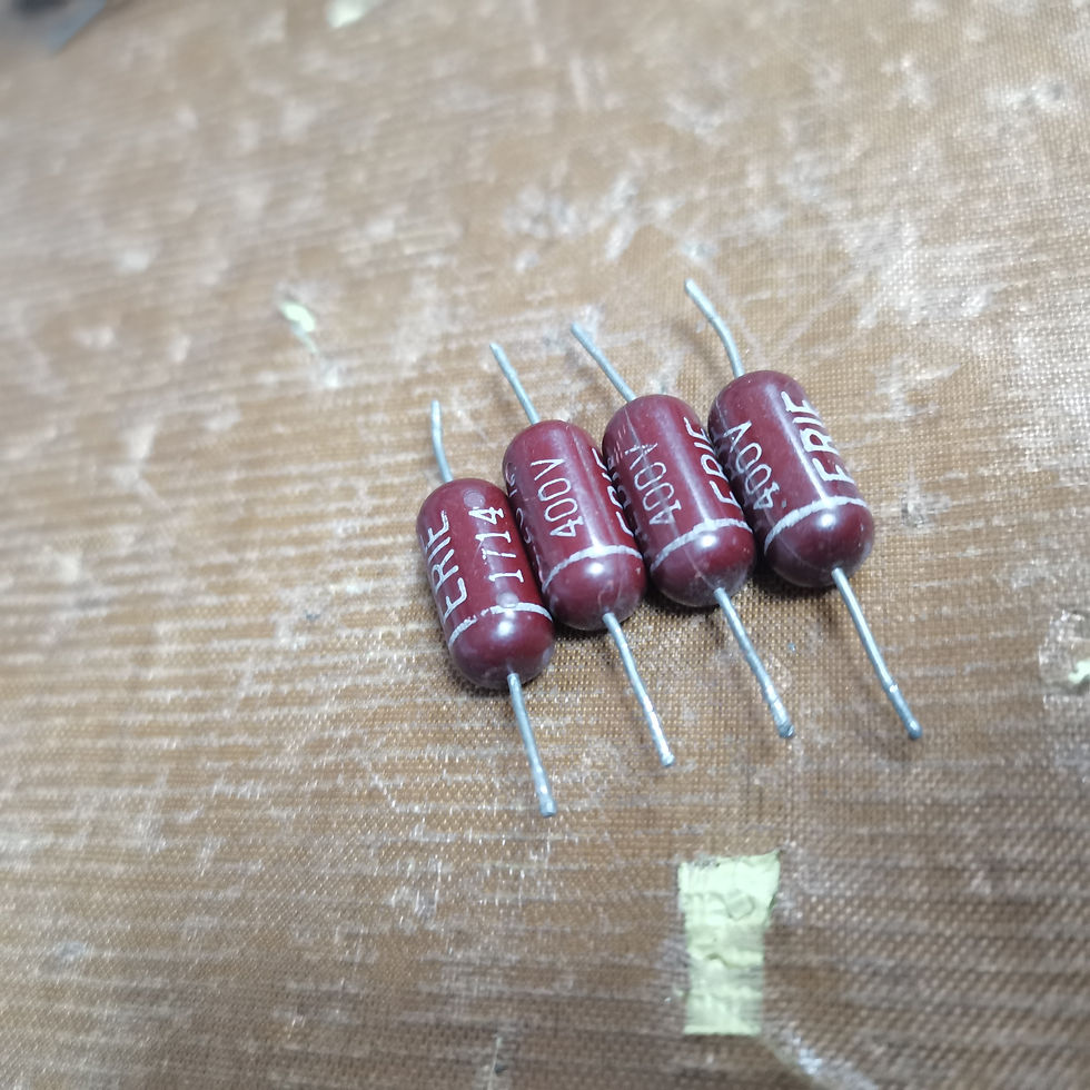 Thumbnail: Four ERIE 1714 capacitors 0.01uF 400V