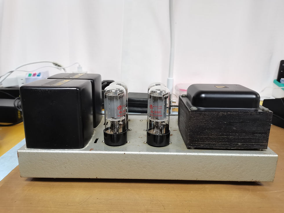 Thumbnail: LUXKIT KMQ7 tube power amplifier 6L6GC pp 30W x2