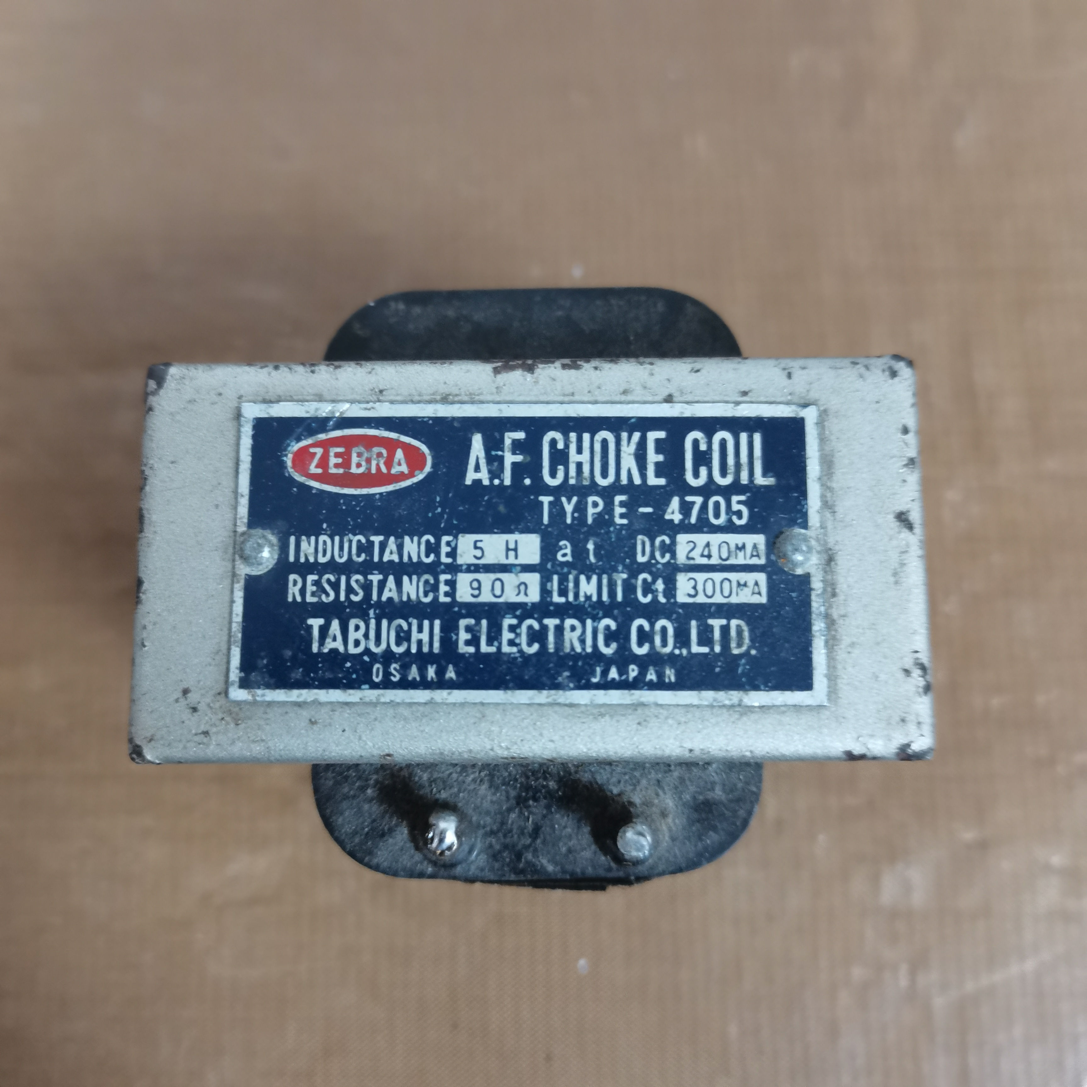 Choke coil Japan Zebra 4705 5H 240mA