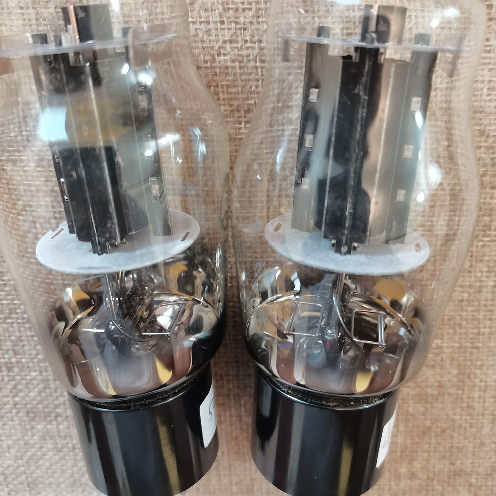 Thumbnail: One pair of Mazda 6L6G power tubes tested strong and matched