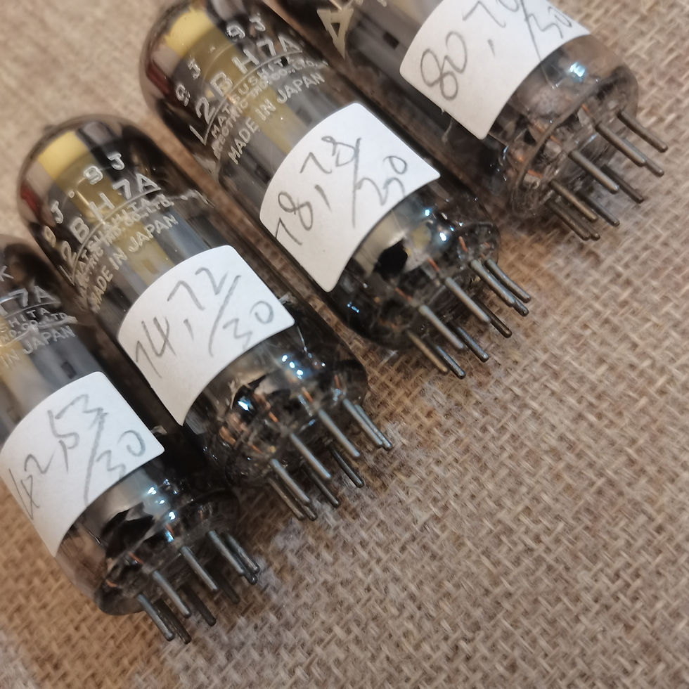 Thumbnail: 12BH7A Matsushita tubes Japan tested strong quad