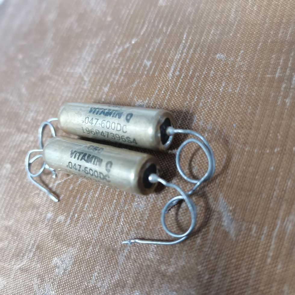 Thumbnail: Two CSC PIO Hermetically sealed capacitor 0.047uF 600V