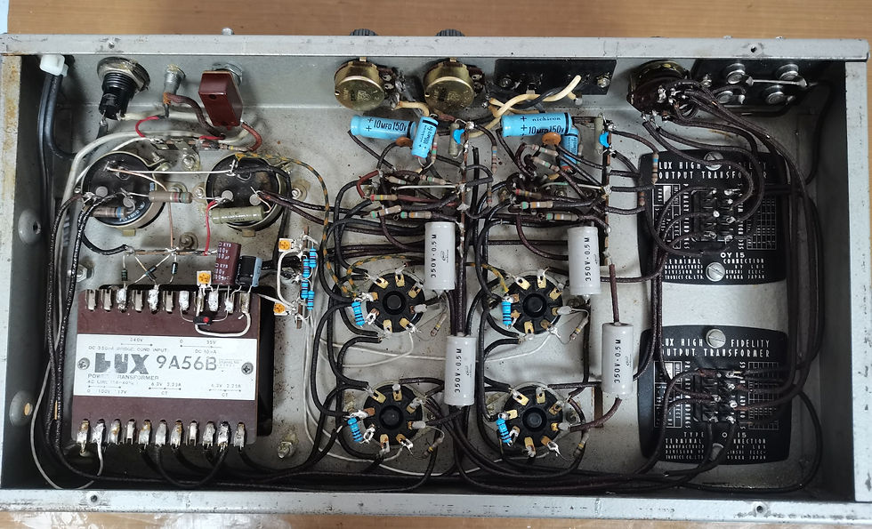 Thumbnail: LUXKIT KMQ7 tube power amplifier 6L6GC pp 30W x2
