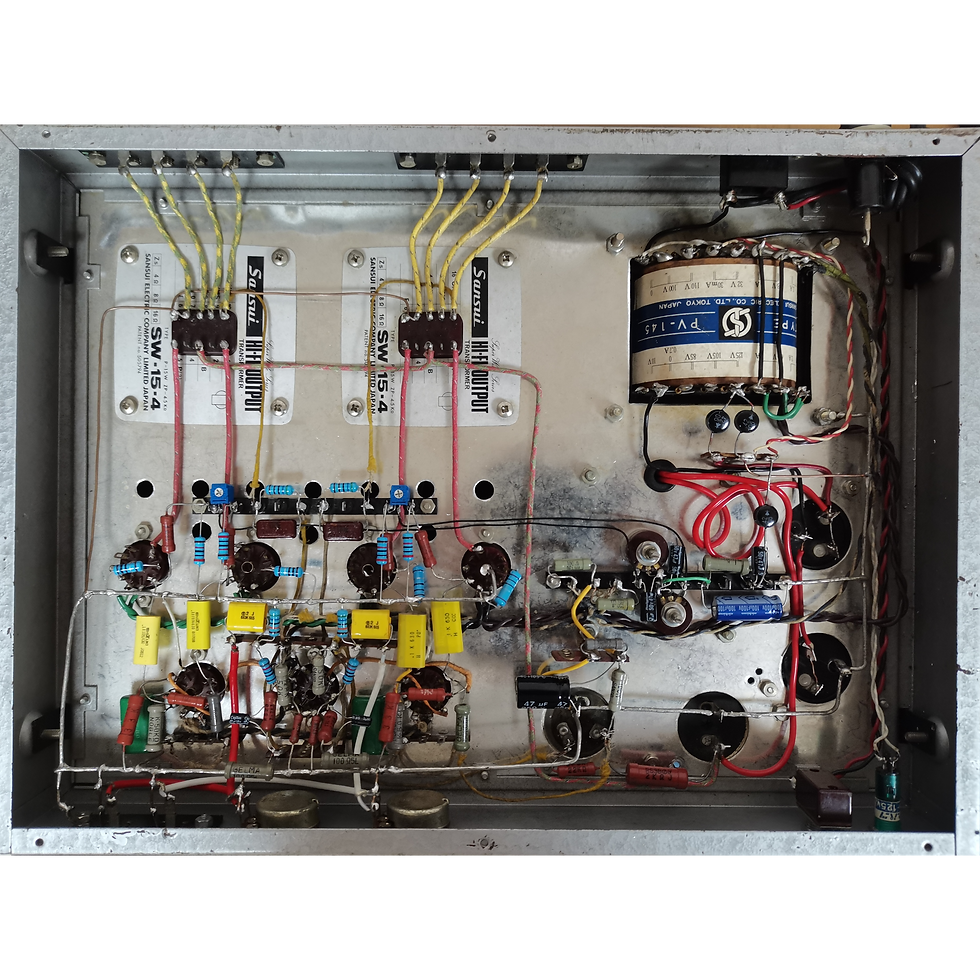 Thumbnail: Tube amplifier built with Sansui transformers push-pull 6RA8
