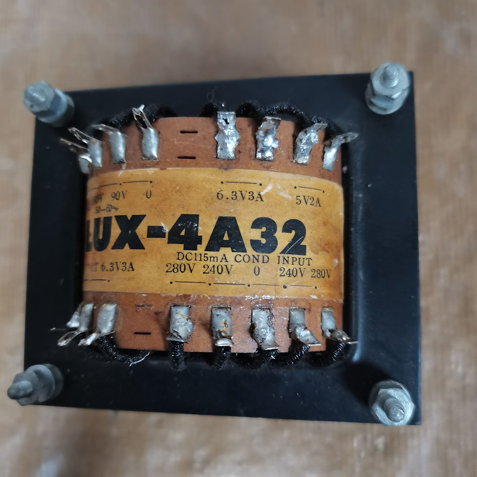 Thumbnail: LUX power transformer 4A32 for tube amplifiers