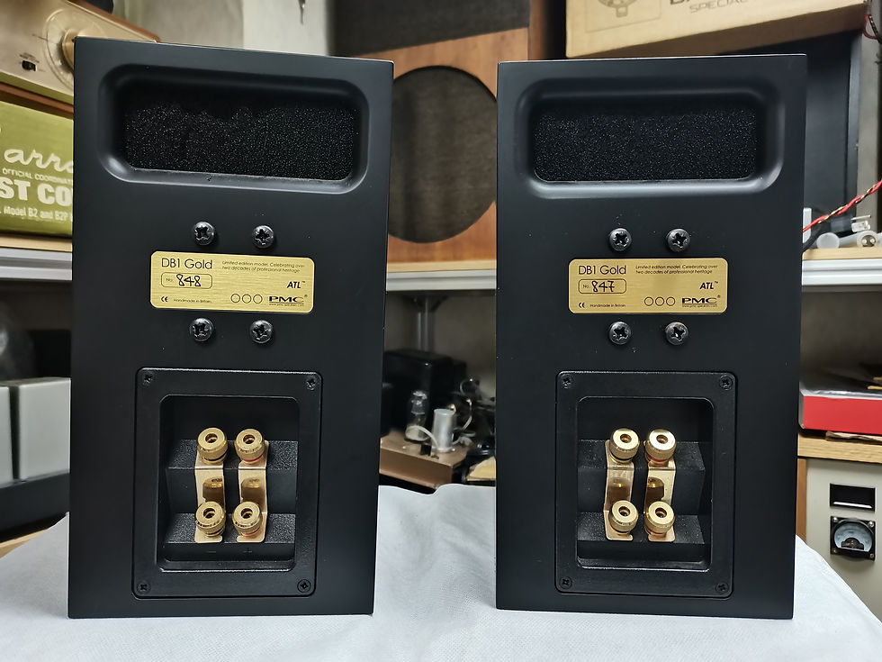 Thumbnail: PMC DB1 Gold bookshelf speakers excellent conditions