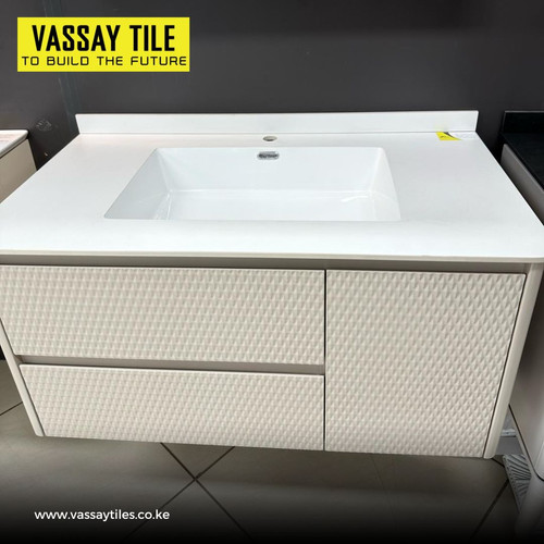 3 Point Storage Cream Bathroom Vassay Tile Kenya