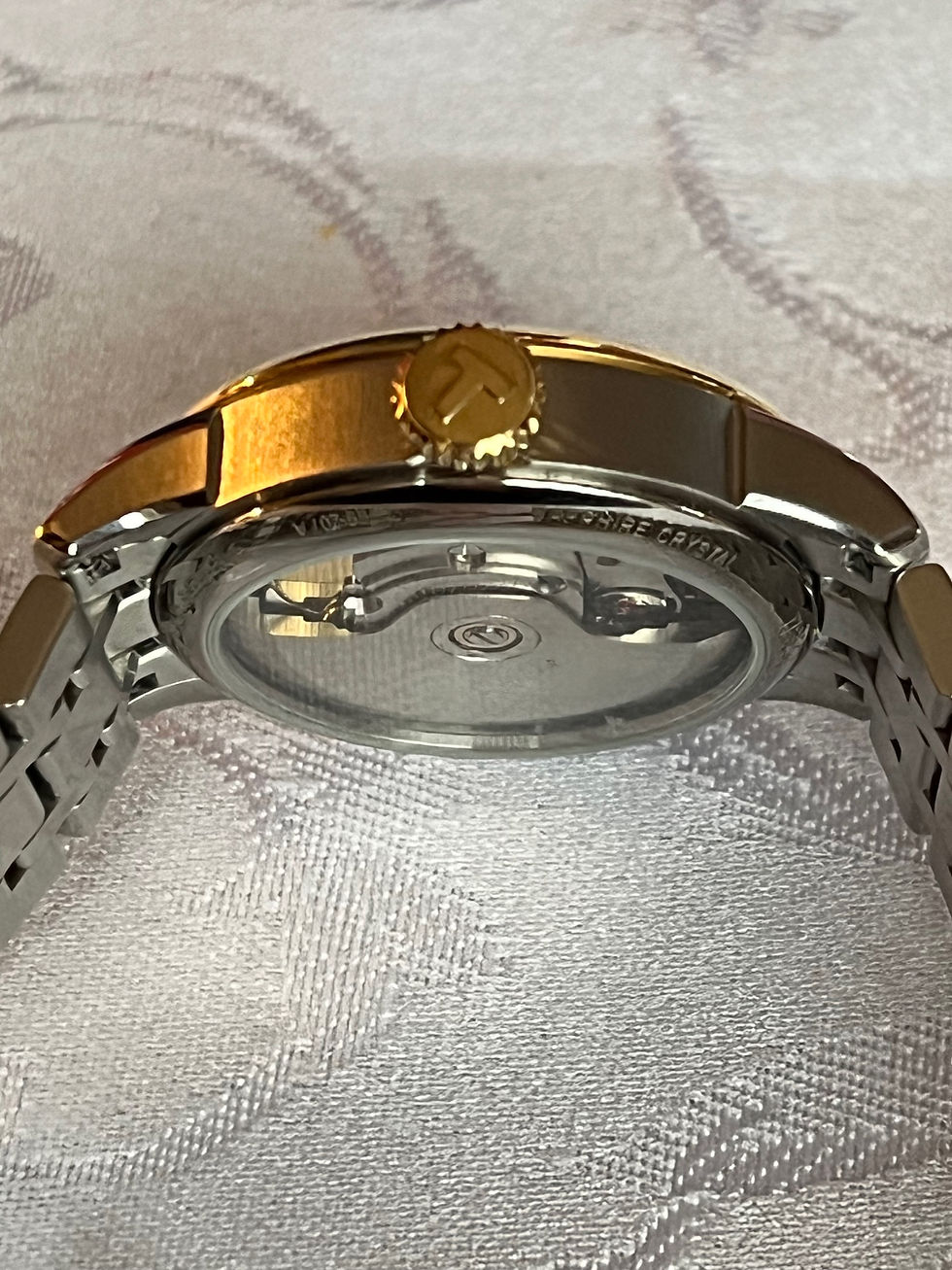 Thumbnail: Tissot Chemin des Tourelles 32mm Steel/Gold PVD Powermatic 80 BRAND NEW SOLD