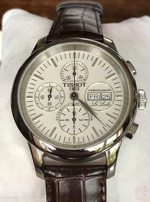 Tissot le locle valjoux chronograph price on sale